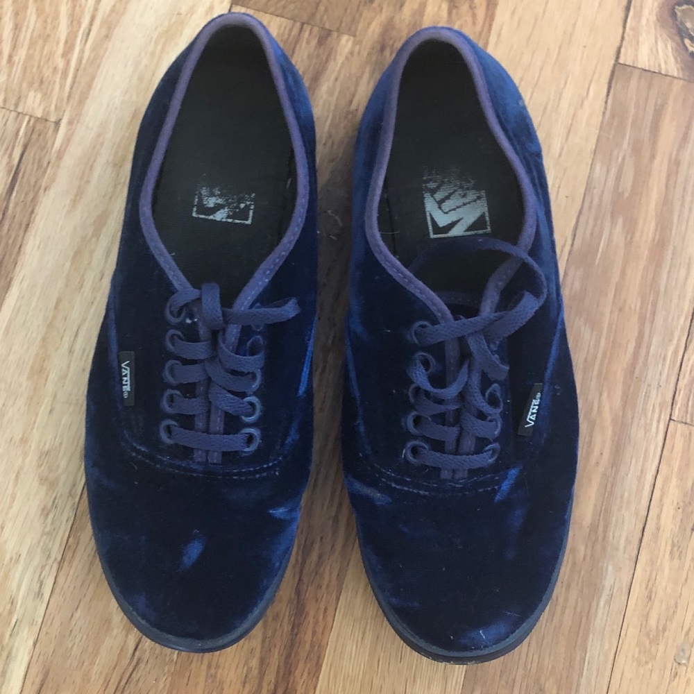 Velvet Blue Vans